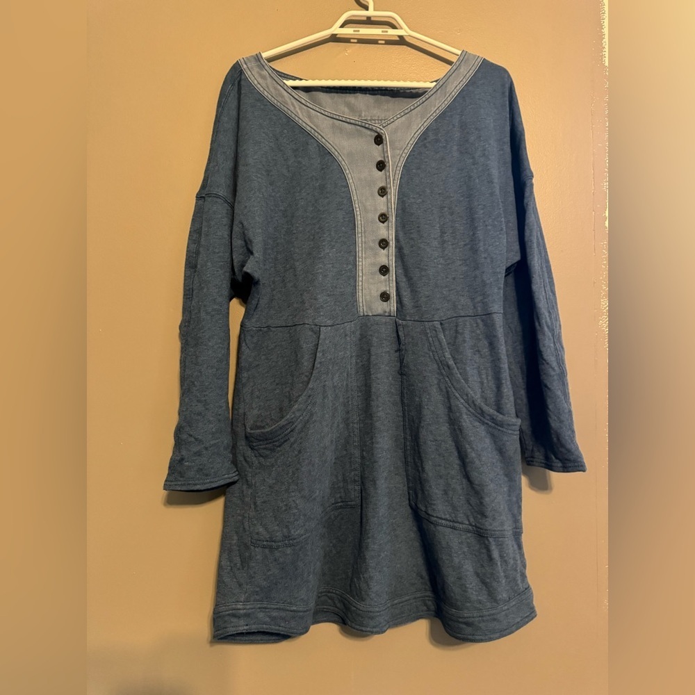 Free people button-Front Dress